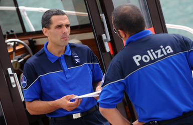 Lugano polizia lacuale