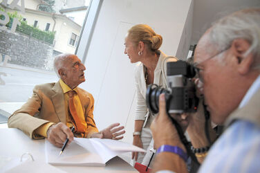 Chiasso inaugurazione mostra Gillo Dorfles