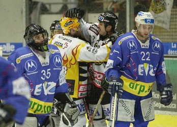 Hockey quarti di finale playoff HC Lugano Zugo