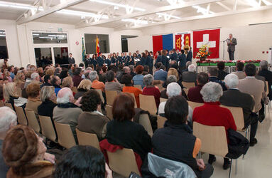Pregassona capannone comunale inaugurazione