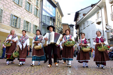 Bellinzona festa e corteo della vendemmia