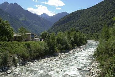 Valle di Blenio fiume Brenno Mondiali Pesca 2001