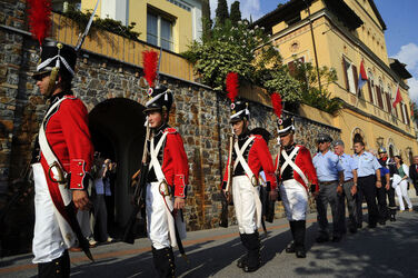 Morcote festa primo di agosto e gemellaggio con Viarmes