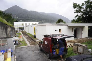 Morbio Inferiore asilo lavori per Minergie
