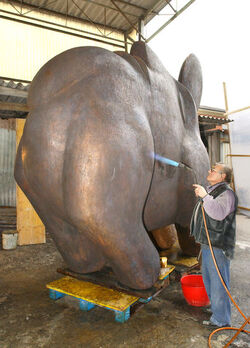 Rancate scultura di Sergio Toppa