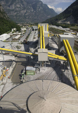 Pollegio cantiere Alptransit