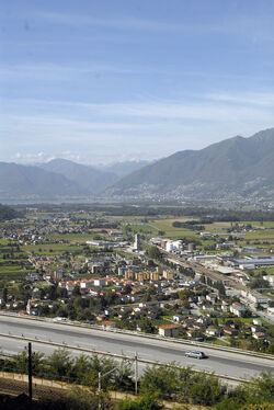 Cadenazzo veduta panoramica