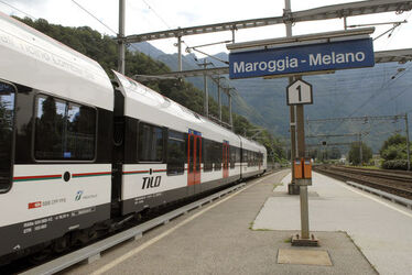 Maroggia treno regionale TILO