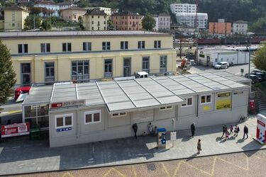 Bellinzona stato lavori stazione FFS Bellinzona stato lavori stazione FFS