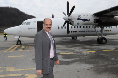Agno primo volo di qualifica di Minoan Air a Lugano Airport