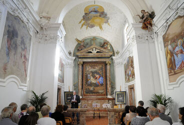 Coldrerio inaugurazione restauri Oratorio Nativit&agrave;