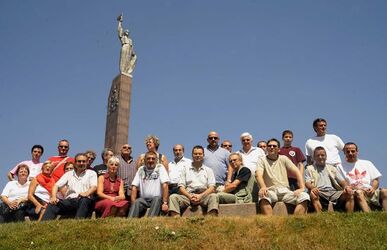 Calcio visita tifosi ACB nella citt&agrave; di Dnepropetrovs