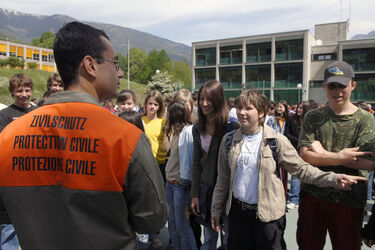 Acquarossa esercitazione Protezione Civile