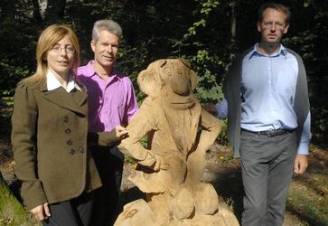 Ascona inaugurazione sentiero delle sculture del Patriziato di Ascona