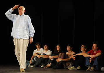 Chiasso Mistero Buffo teatro con Dario Fo e Franca Rame