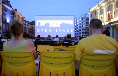 Locarno Open Space cinema in piazza grande
