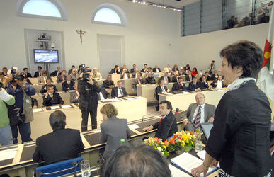 Bellinzona Insediamento Gran Consiglio Ticinese