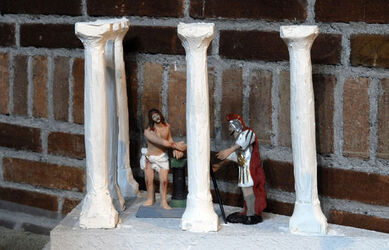 Bellinzona presepe pasquale al Sacro Cuore