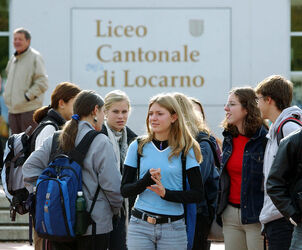 Locarno sciopero studenti del Liceo