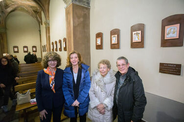 Morcote inaugurazione opera e lascito dell artista Adriano Antonini