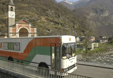 Valle Maggia Migros camion di vendita