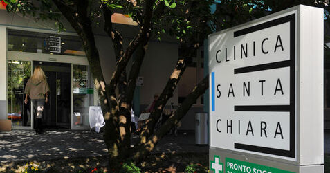 Locarno segnaletica Clinica Santa Chiara