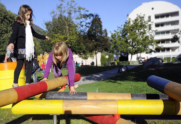 Losone inaugurazione parco giochi Rivercegno