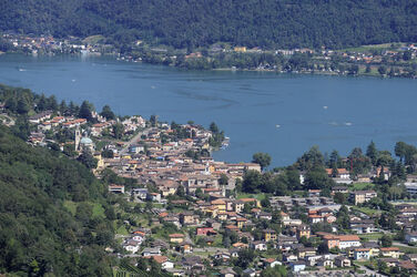 Riva San Vitale veduta panoramica