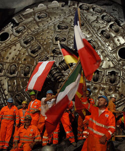 AlpTransit caduta primo diaframma