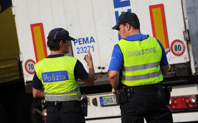 San Vittore controlli traffico pesante