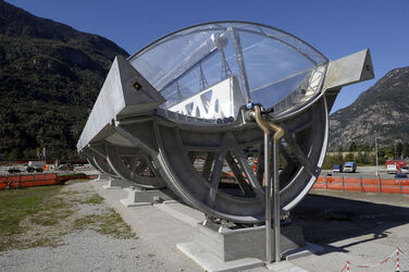 Biasca presentazione collettore solare termodinamico
