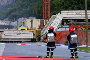 Alptransit incidente sul cantiere