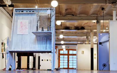 Torre conferenza stampa mostra d arte Alamus University of Arts and Social Scienes di Bonn
