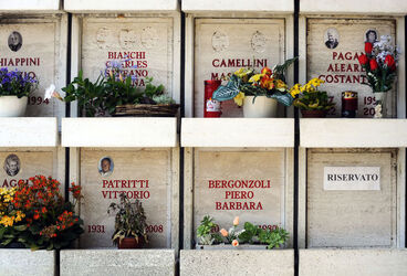 Brissago cimitero dove verrà posta Nella Martinetti Brissago cimitero dove verrà posta Nella Martinetti
