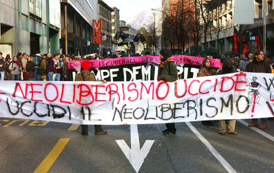 Lugano anti WEF manifestazione