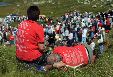 Passo San Gottardo Festa Nazionale santa messa