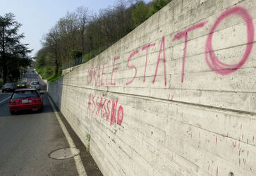 Lugano scritte antisemite