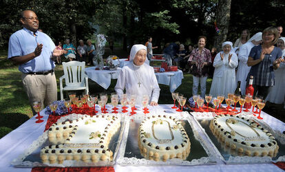 Maggia 100 anni Suor Angelina Zanini
