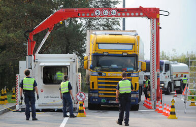 San Vittore controlli traffico pesante