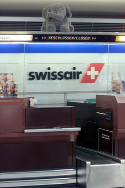 Svizzera Swissair e aereoporto Zurigo Kloten