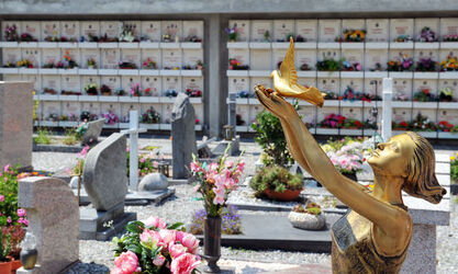 Brissago cimitero dove verrà posta Nella Martinetti Brissago cimitero dove verrà posta Nella Martinetti