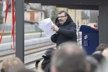 Minusio inaugurazione nuova fermata ferroviaria regionale