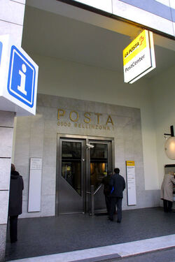 Bellinzona nuova sede Posta