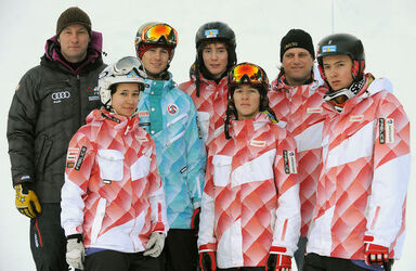 Freestyle presentazione Coppa Europa allenamento nazionale Svizzera
