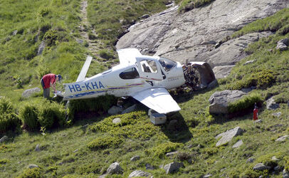 Passo San Gottardo incidente aereo