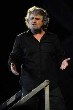 Bellinzona spettacolo Beppe Grillo Grillo is back 