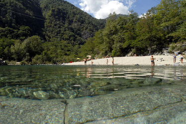 Avegno fiume Maggia