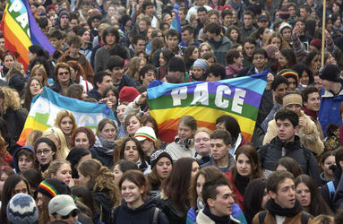 Lugano marcia per la pace dei giovani