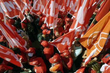 Zurigo manifestazione UNIA OCST