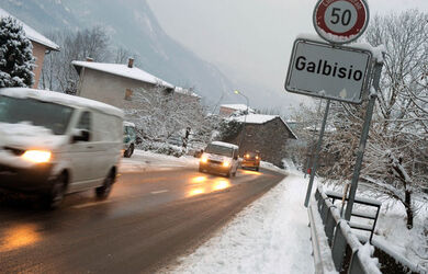 Ticino Nevicate e disagi del Traffico